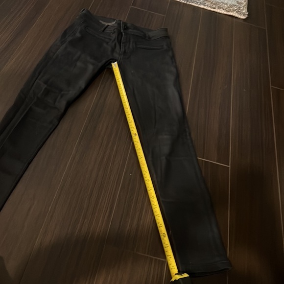 DL 1961 Coated Black Jeans, 27 - Picture 7 of 7